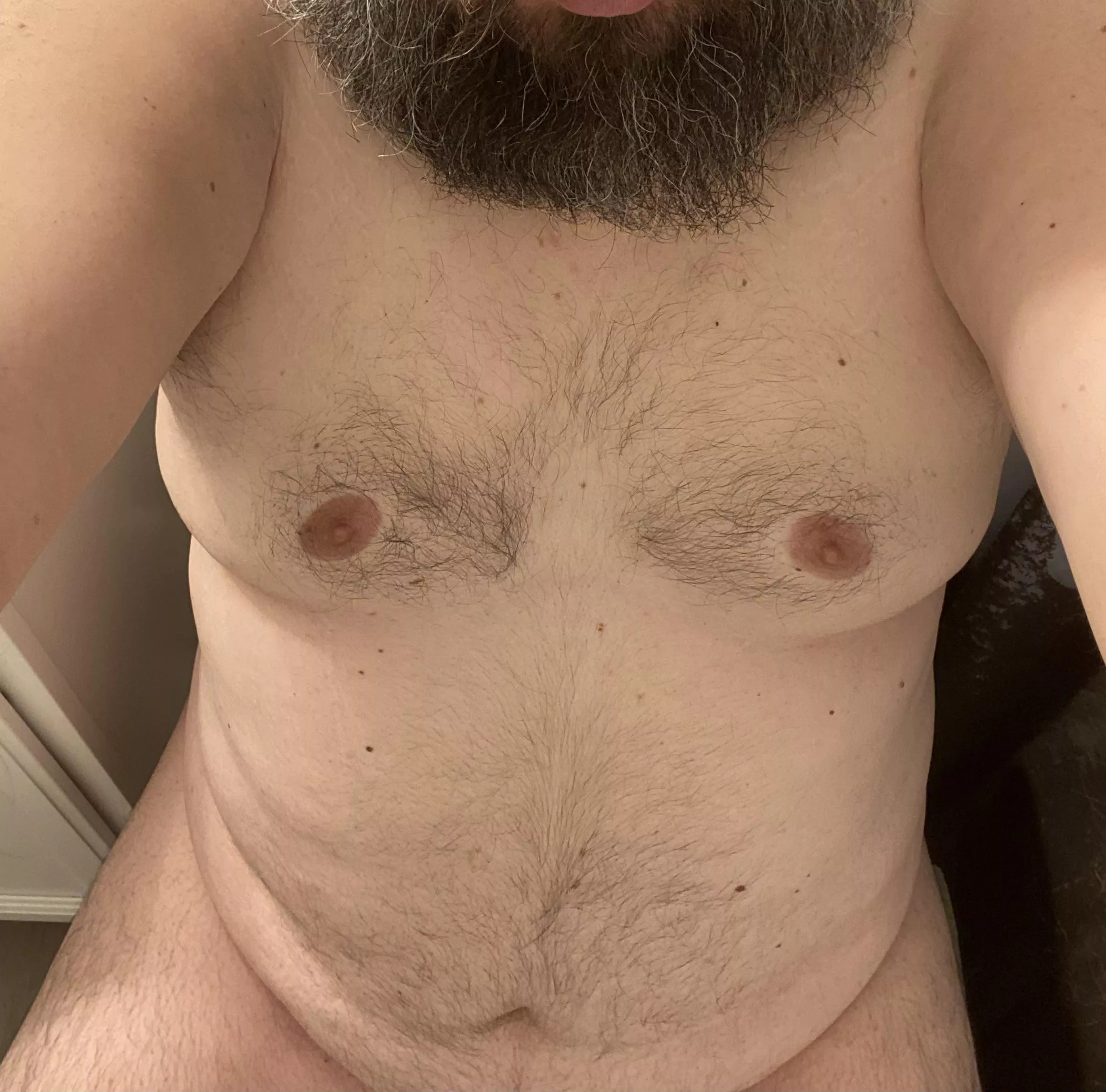 It feels good to undress after a manic Monday.