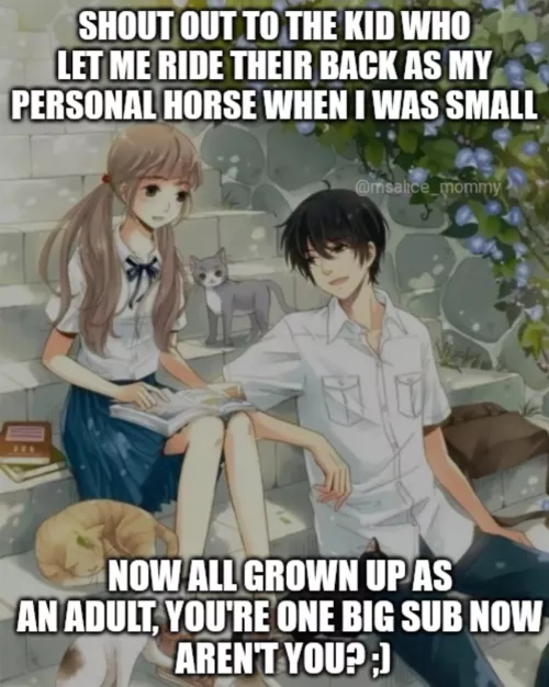 It's always them who're the biggest subbies xp💜✨