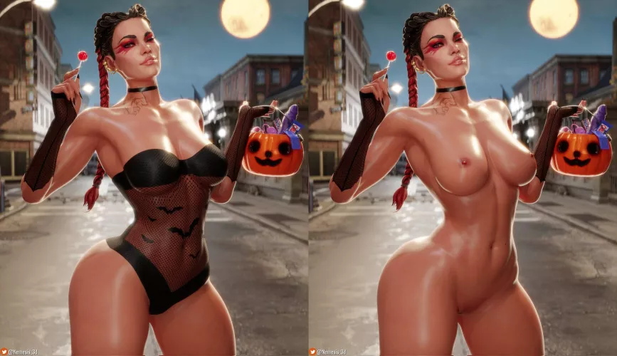 Loba's Halloween fun (Nemesis_3d) [Apex Legends]