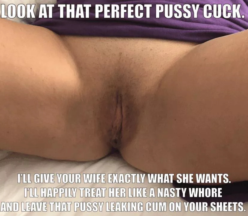 Look at your sexy wife. Waiting for a REAL man.. 😈