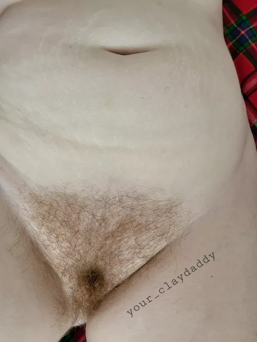 my bush is nuice and soft just like my belly