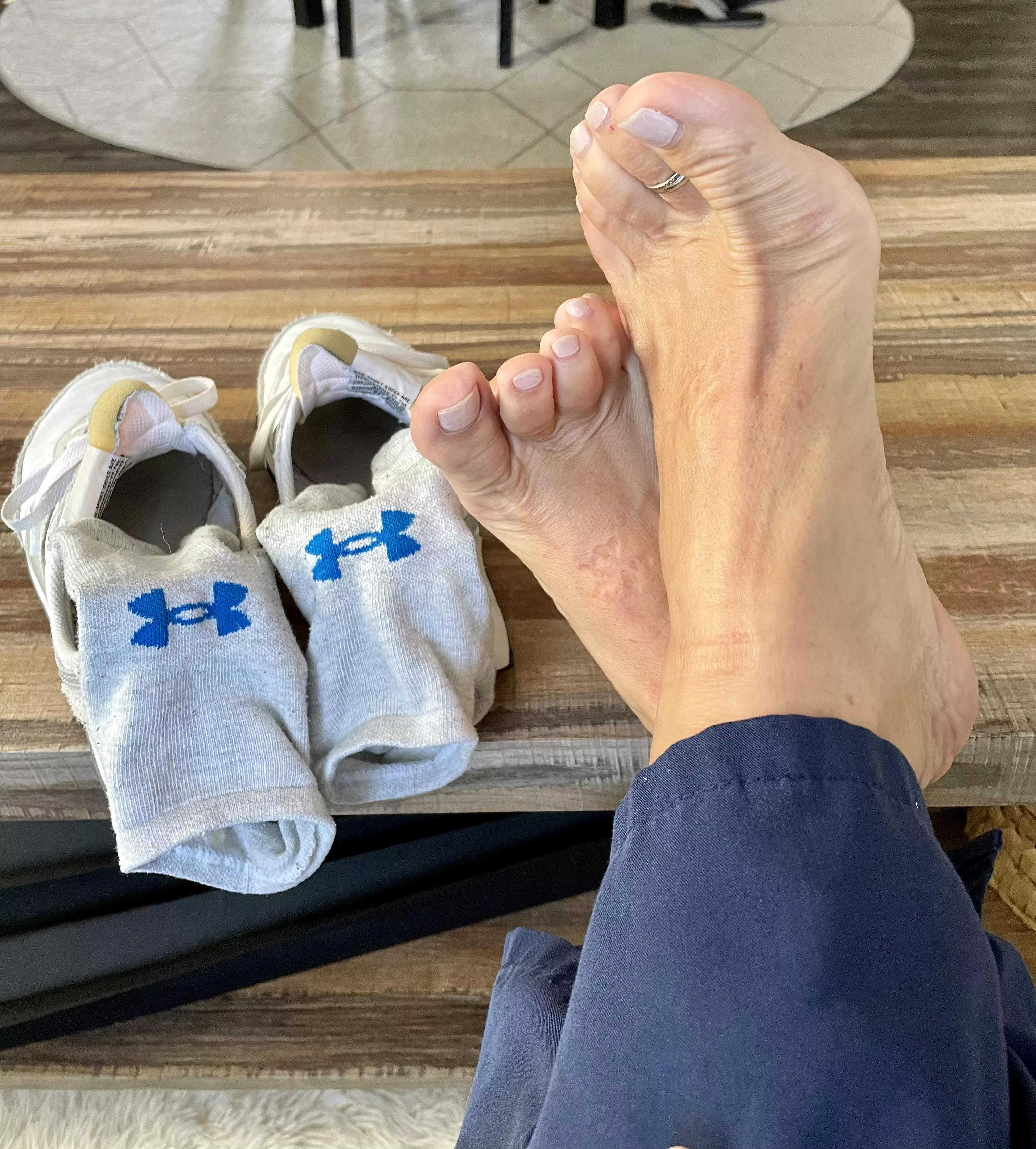 Nothing like taking off your shoes after a long day at work…