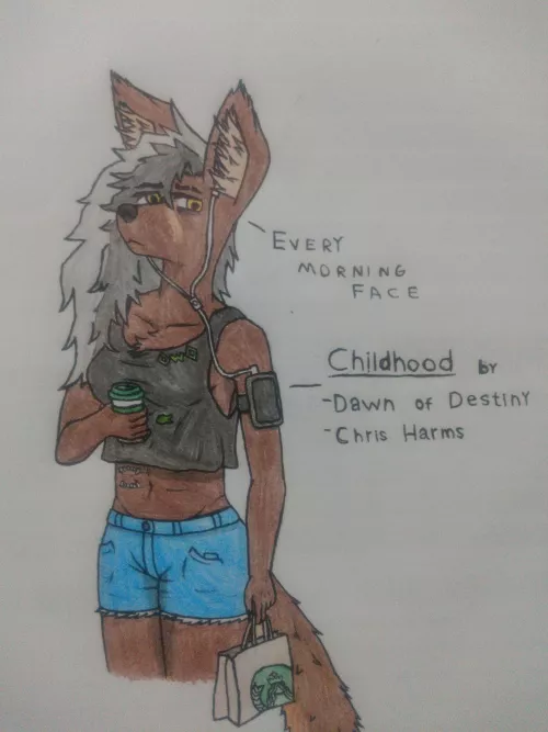 [OC] her every morning basically