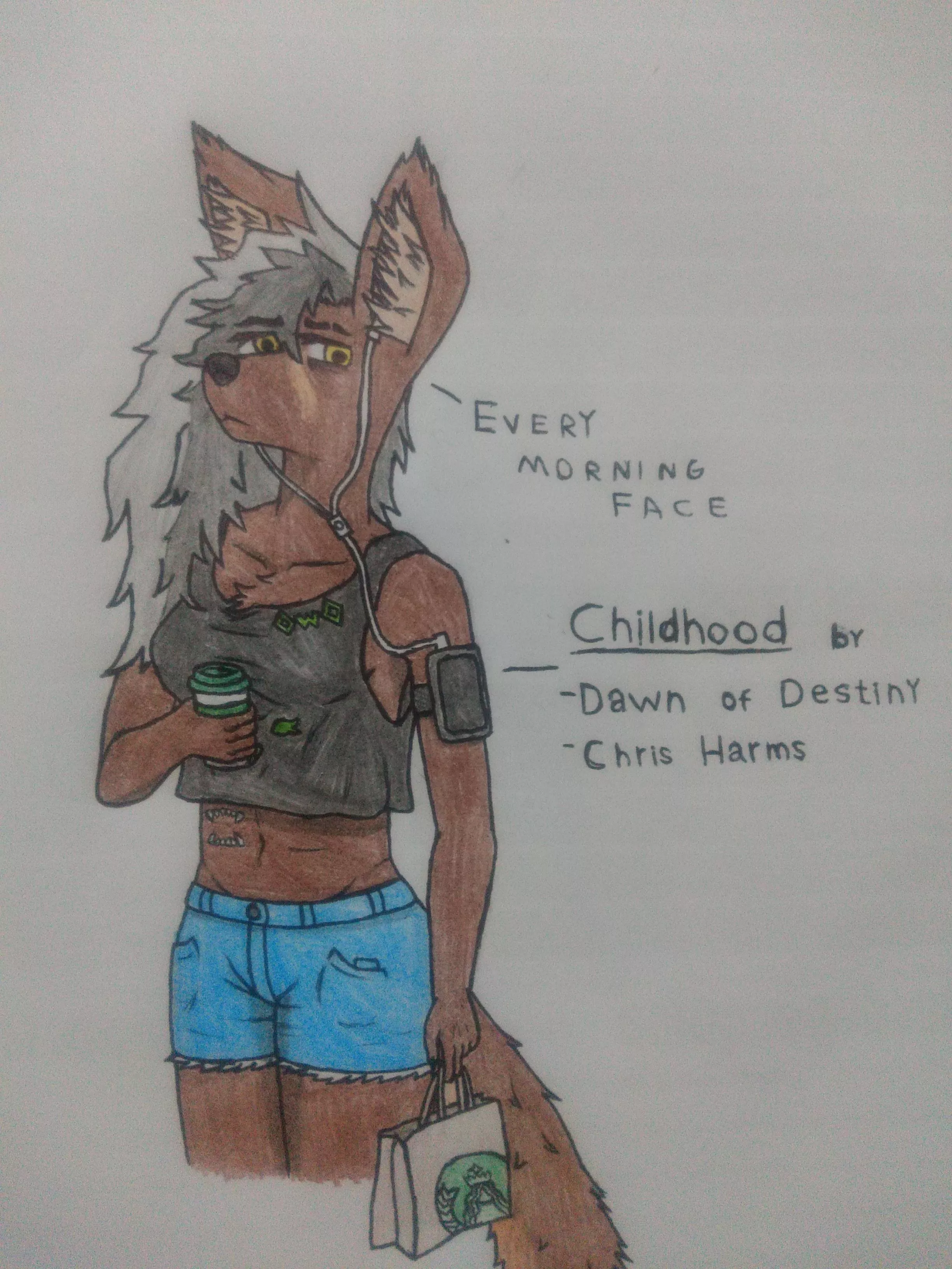 [OC] her every morning basically