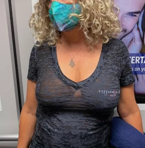 On the tram to the airport. Never take a bra on vacation!