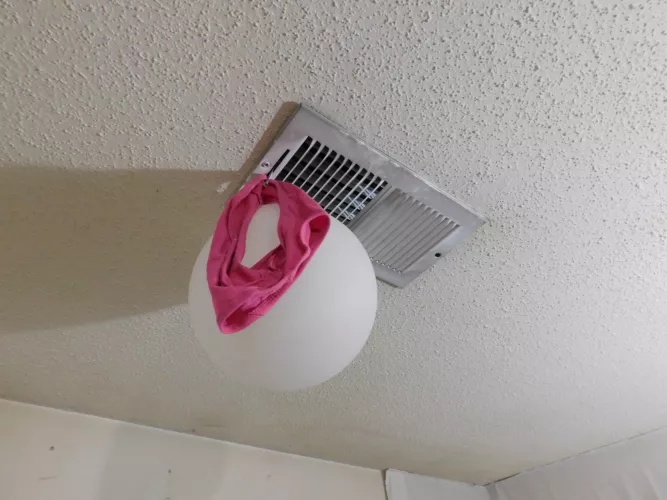 Panties On The Ceiling?