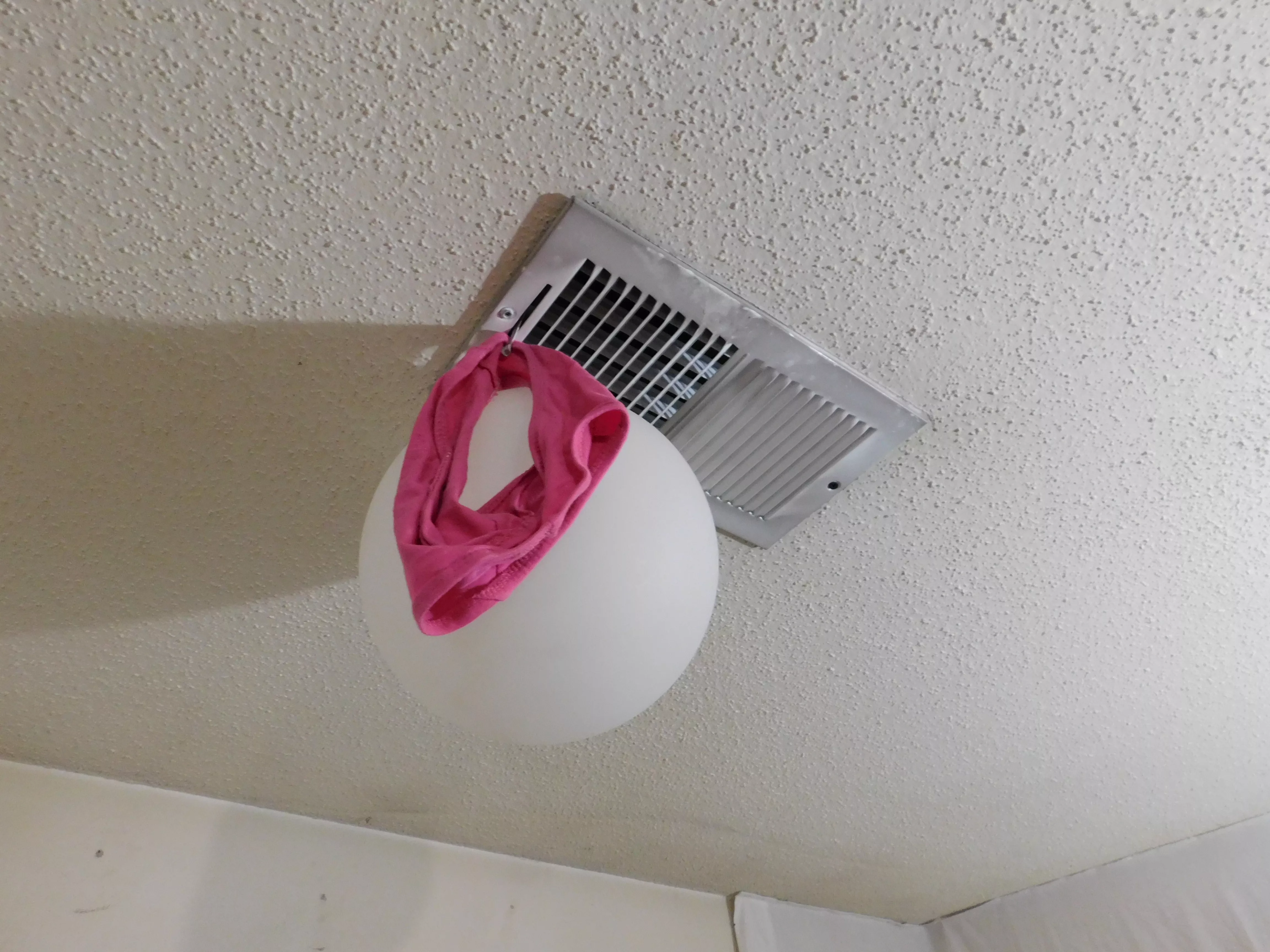 Panties On The Ceiling?