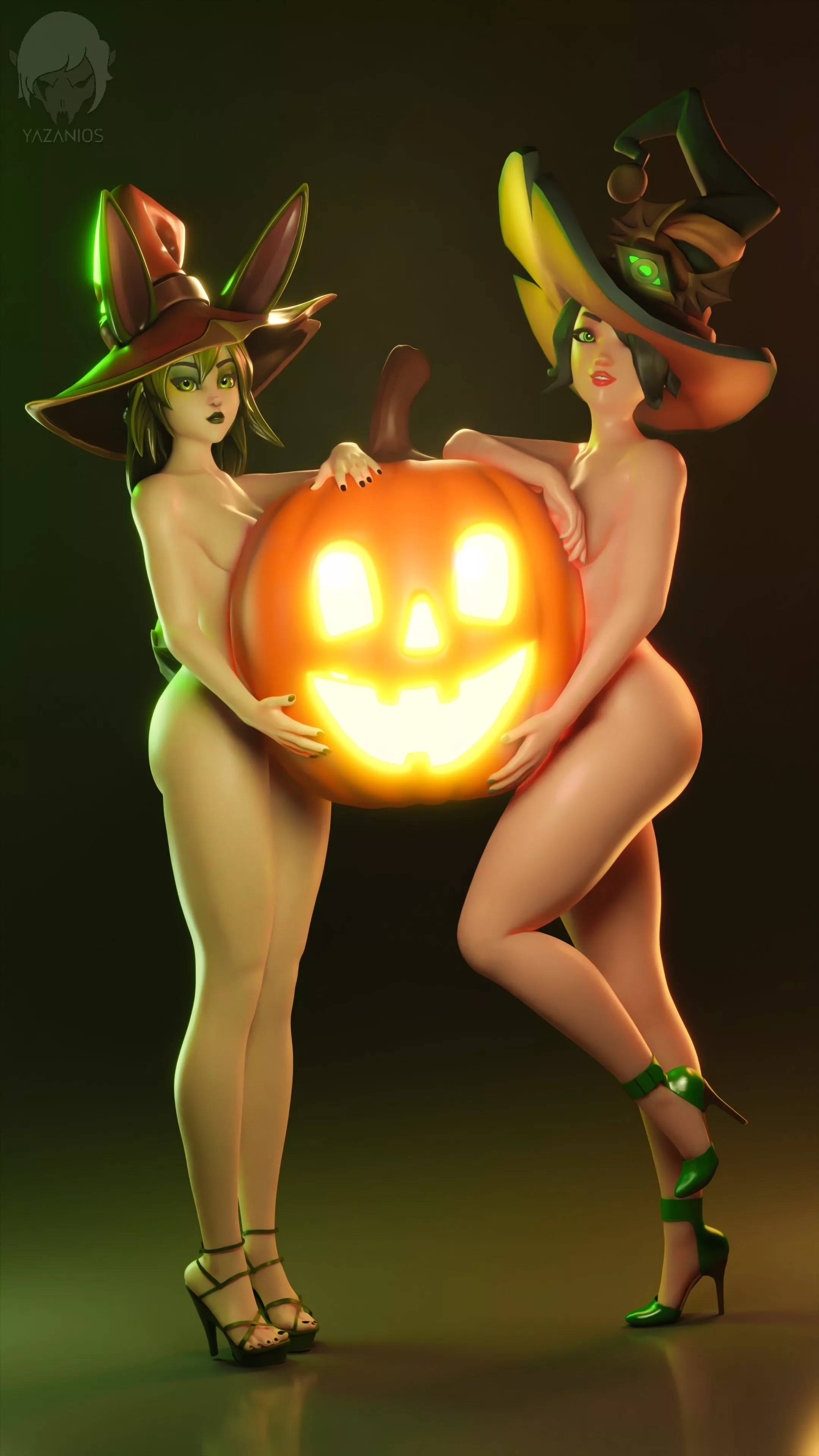 Rei and Evie celebrate the season of the Witch (Yazanios)