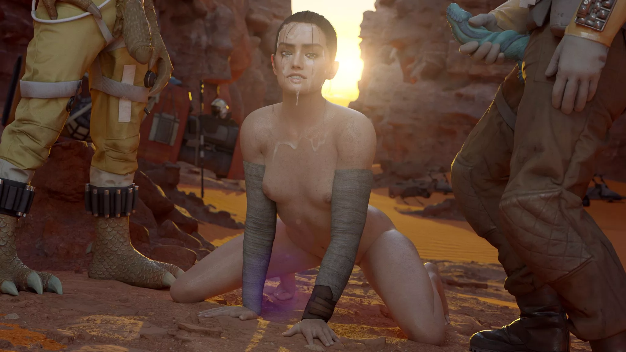 Rey Ruined And Facialed (Quilsfm)