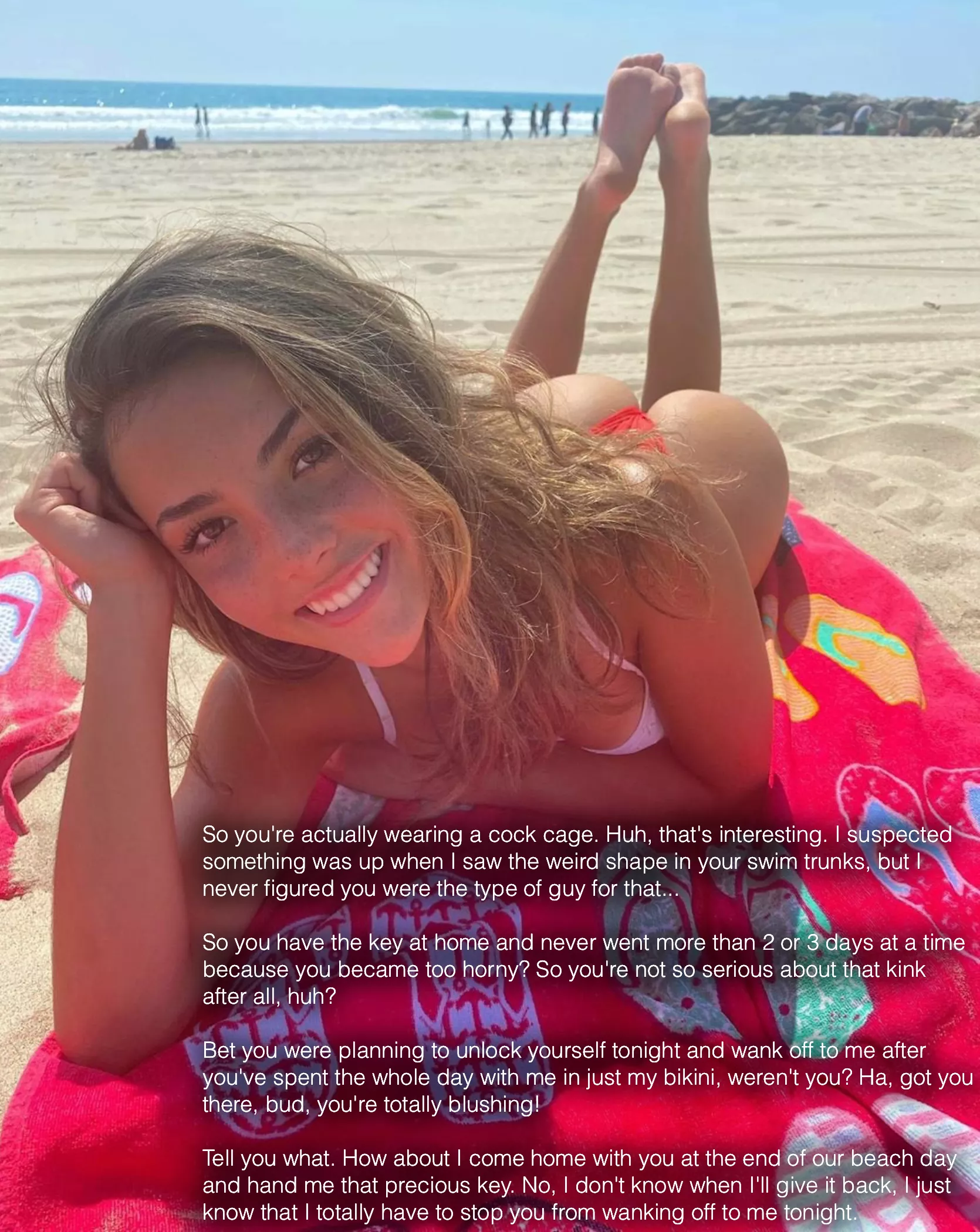 She had her suspicions