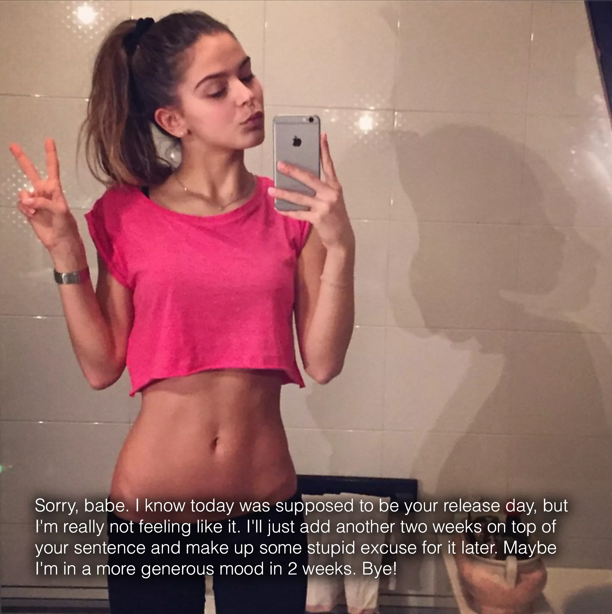 She's not feeling it