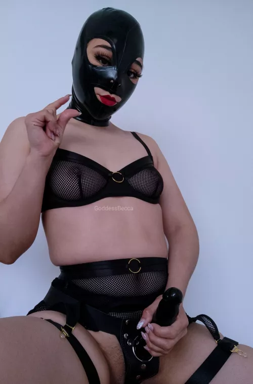 Something caught your eye beta? Kneel. [domme]