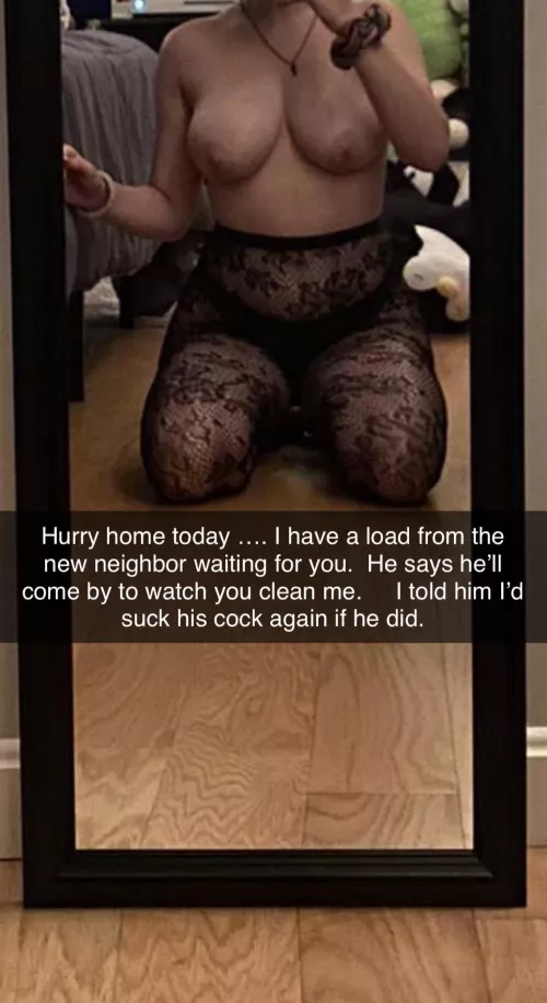 Think of it as meal planning for you… she cares about your protein intake