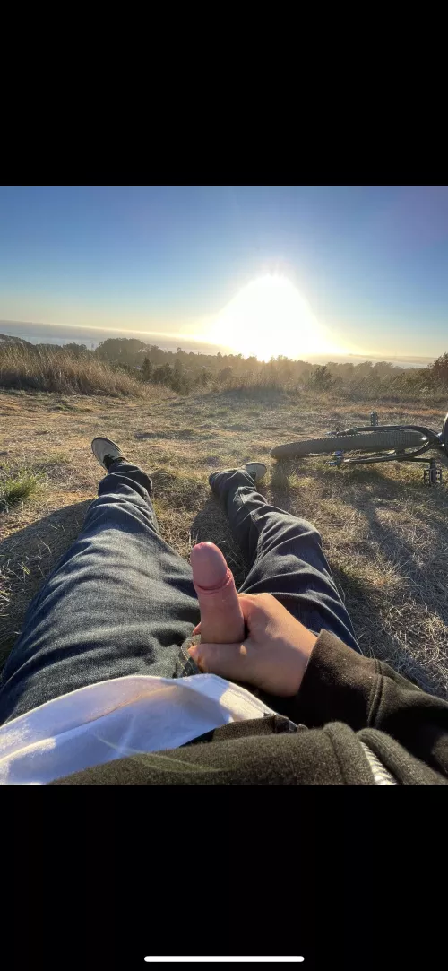 Went on a bike ride and the view was too good not to take a picture!