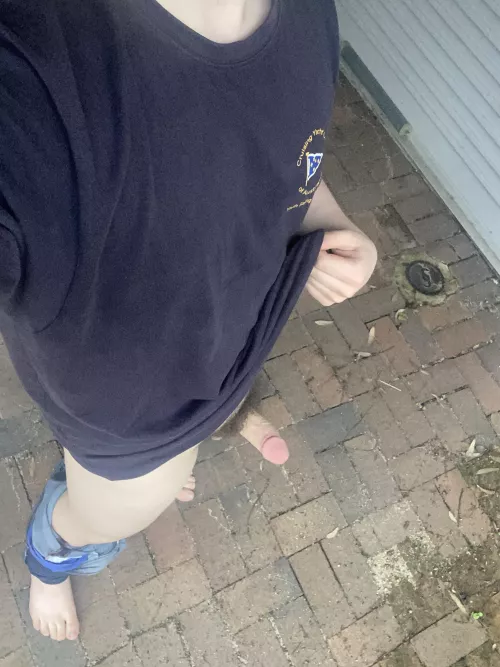 You guys seemed to like me outside last time so I did the garbage naked 18