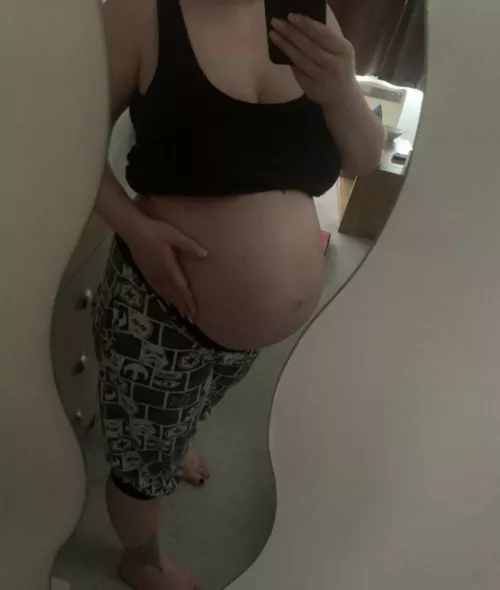 30 weeks in. Almost time for my bull and and I to meet our baby