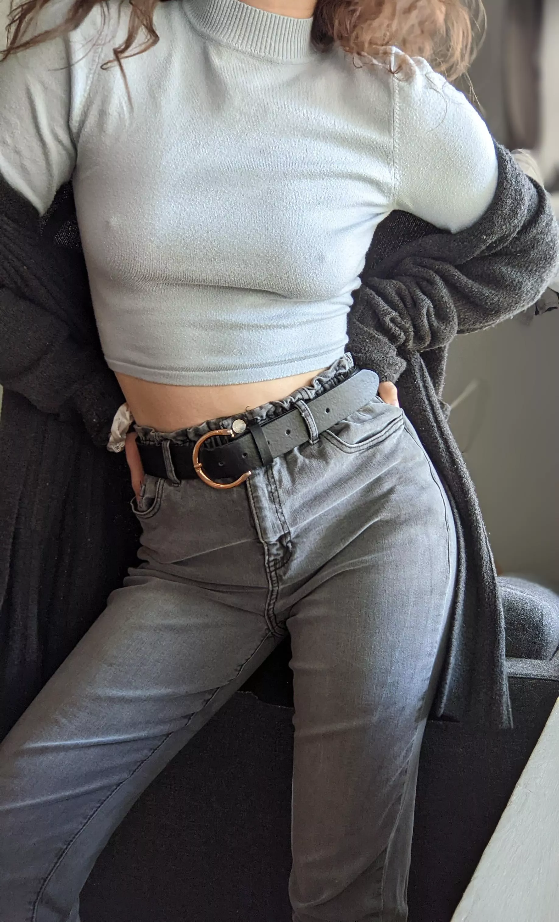 A bra just ruins the look