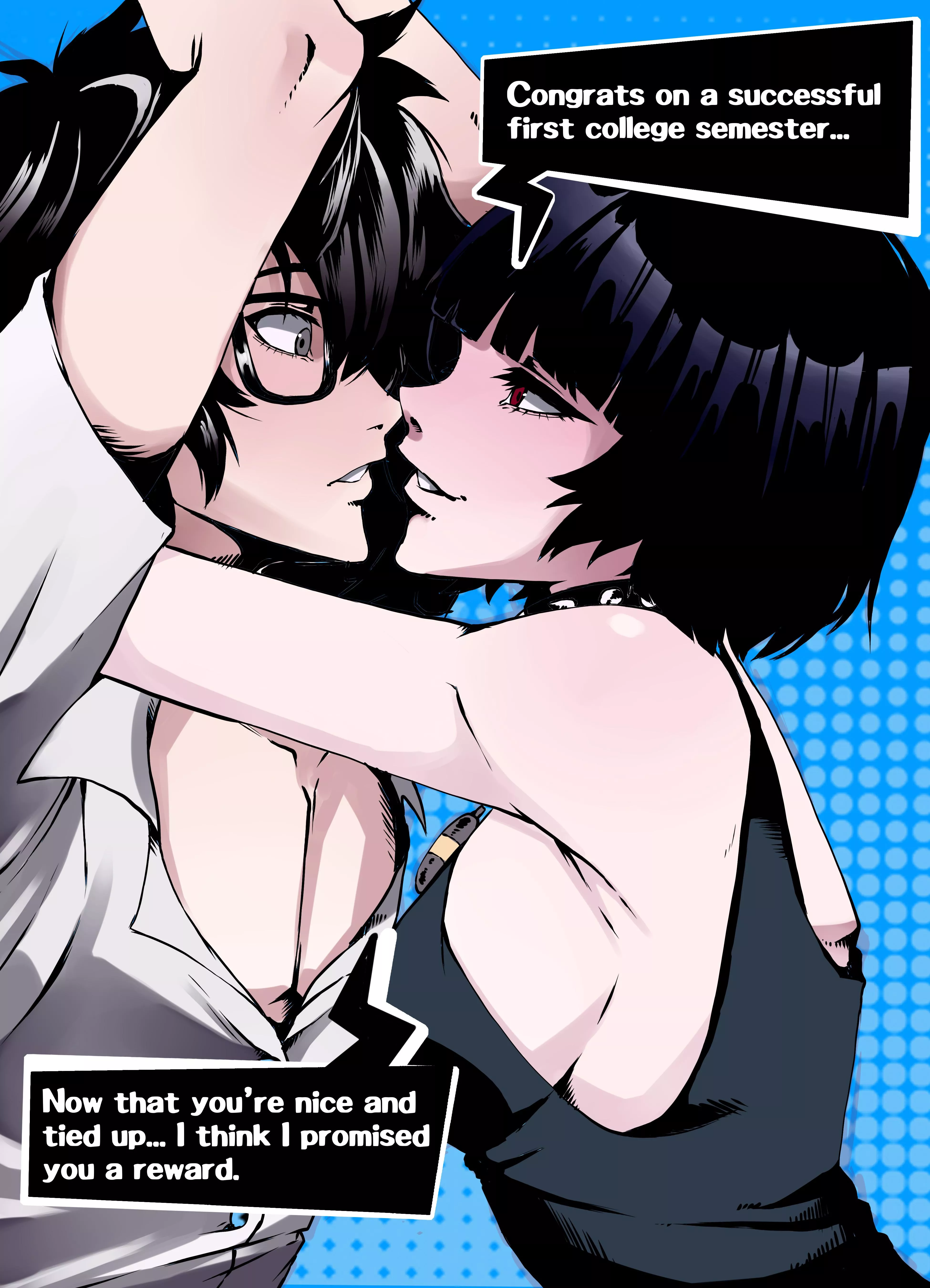 A reward for hard work [Persona 5] (kinjero)