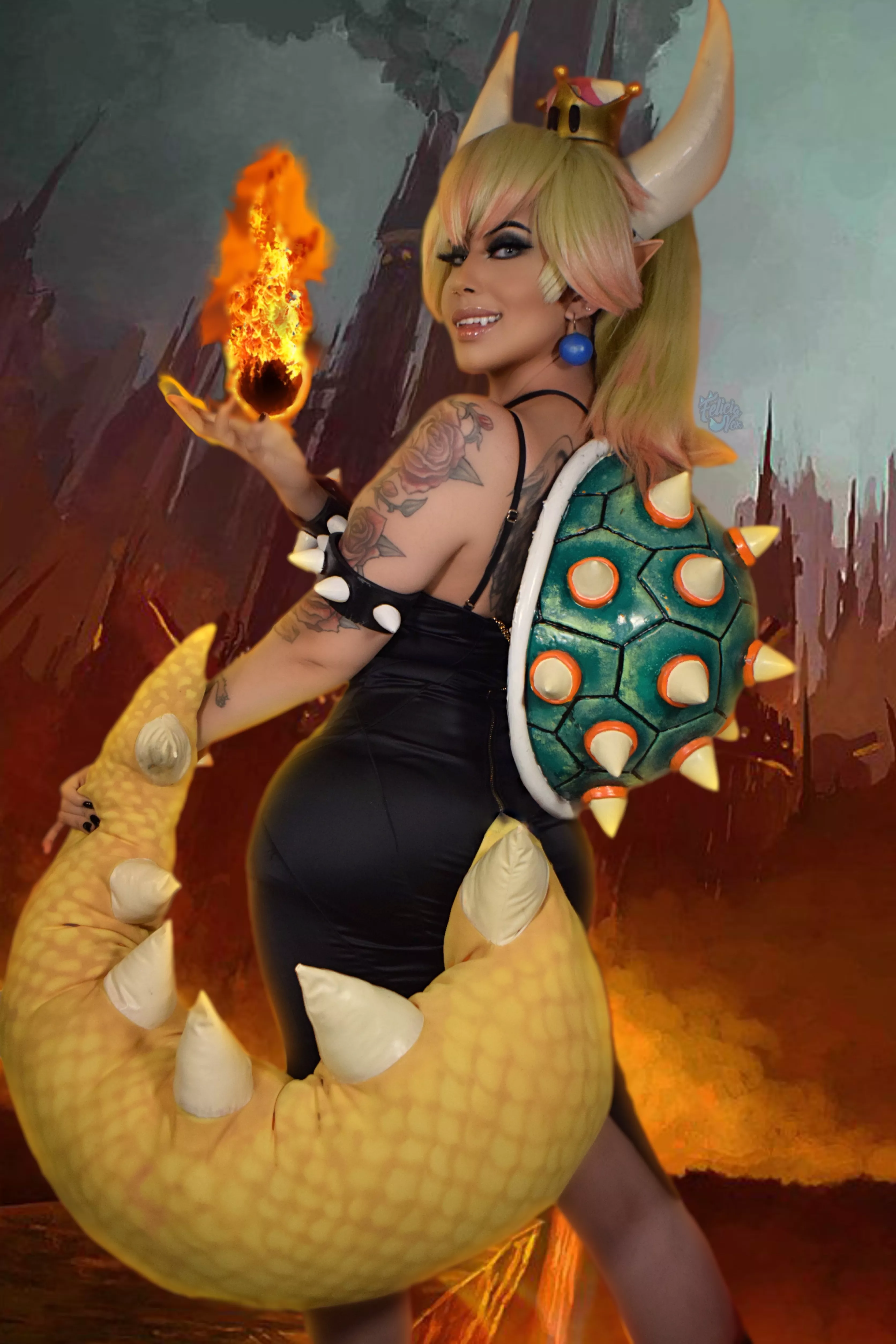 Bowsette cosplay by Felicia Vox