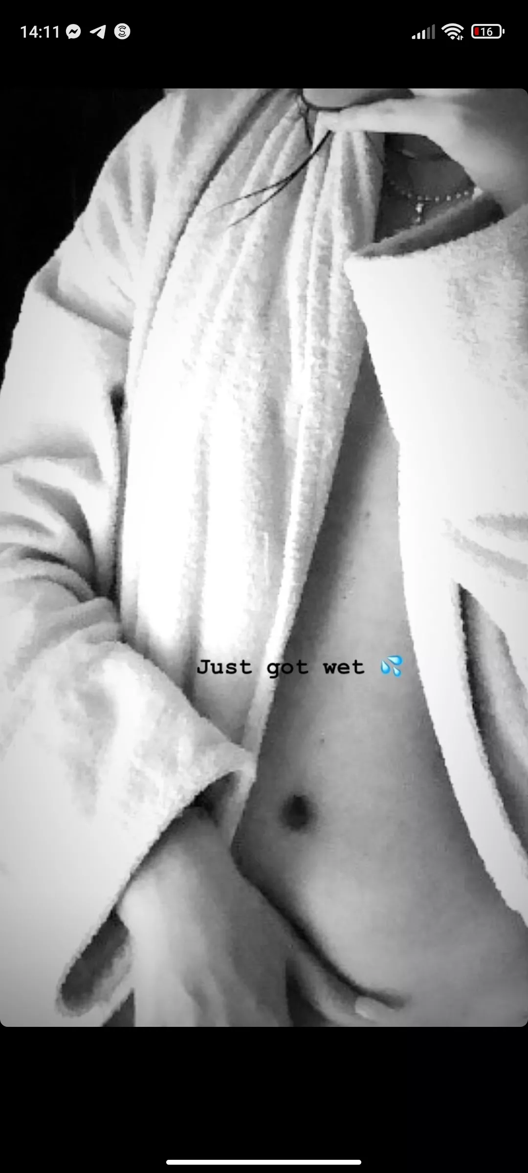 Can you help me towel myself? 😈💦😈