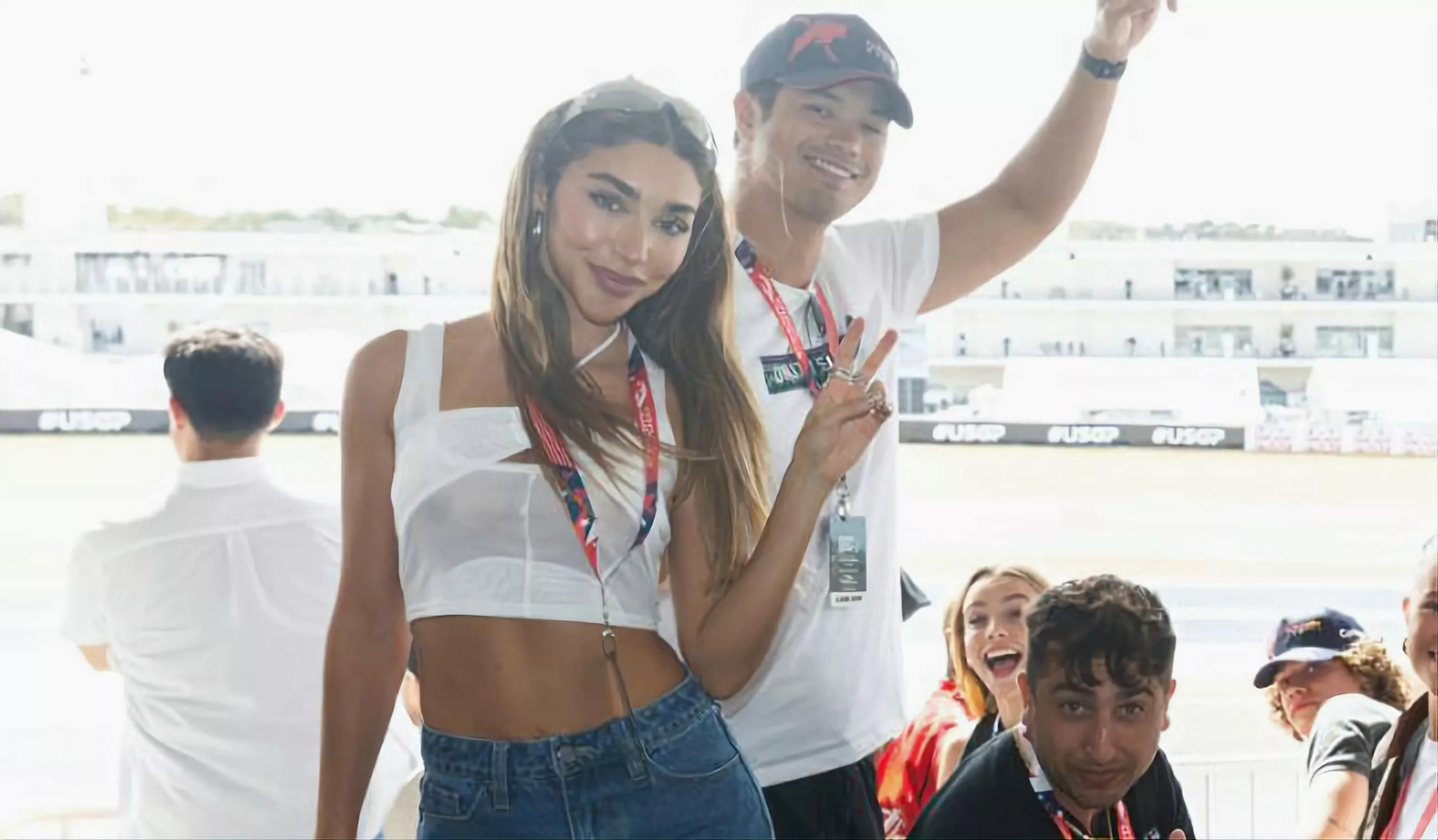 Chantel Jeffries at the United States Grand Prix