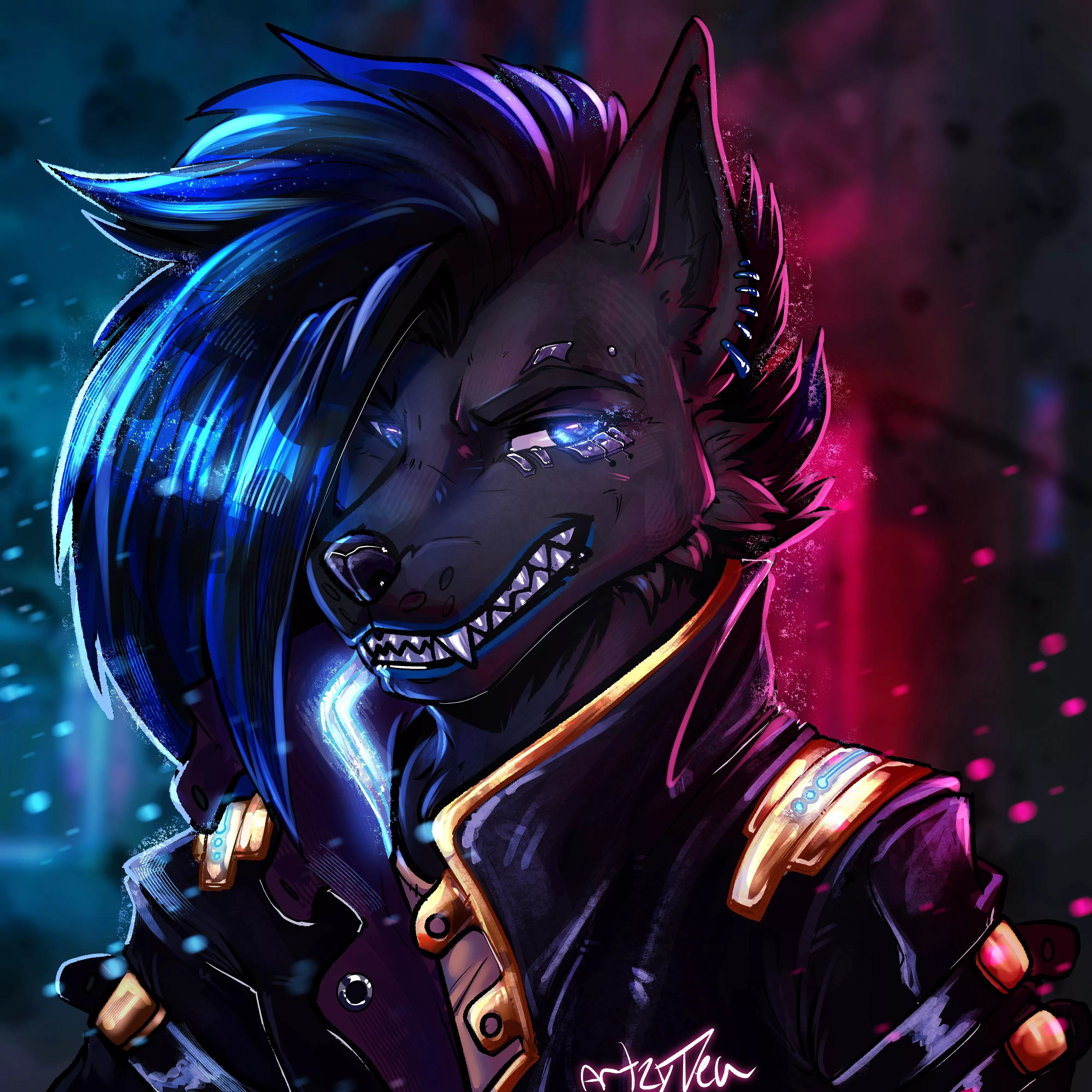 Cyberpunk fantasy [ArtzyTea]