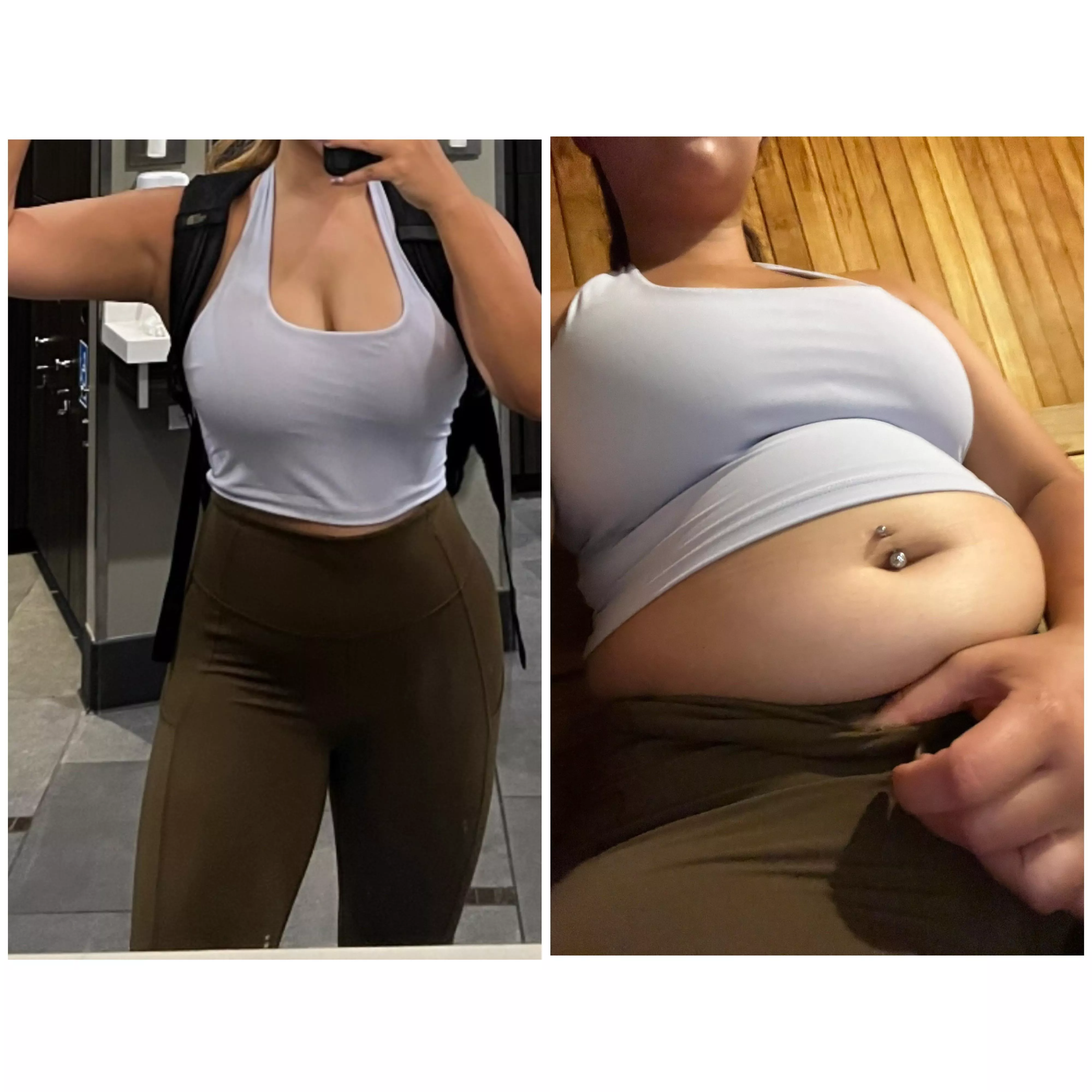 Fit girl 🏋🏻‍♀️ turned plush 🍦🍔🌭