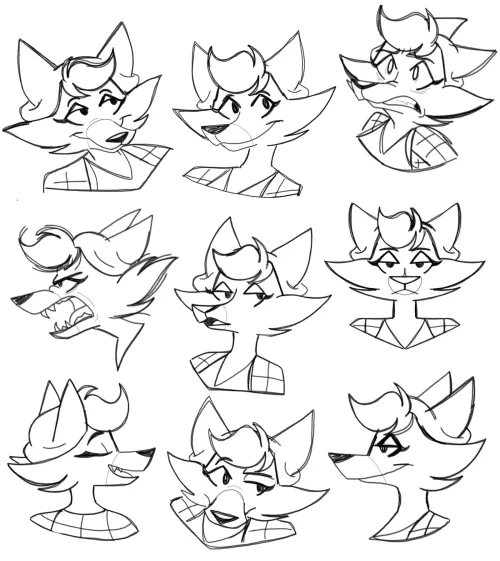 For some reason this character of mine I struggle the most with keeping consistent. Does anyone know why that is? Is she a complicated design, or she just looks funky no matter what? I'm open to all answers.