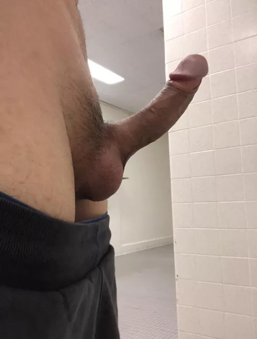 Got a boner after taking a piss