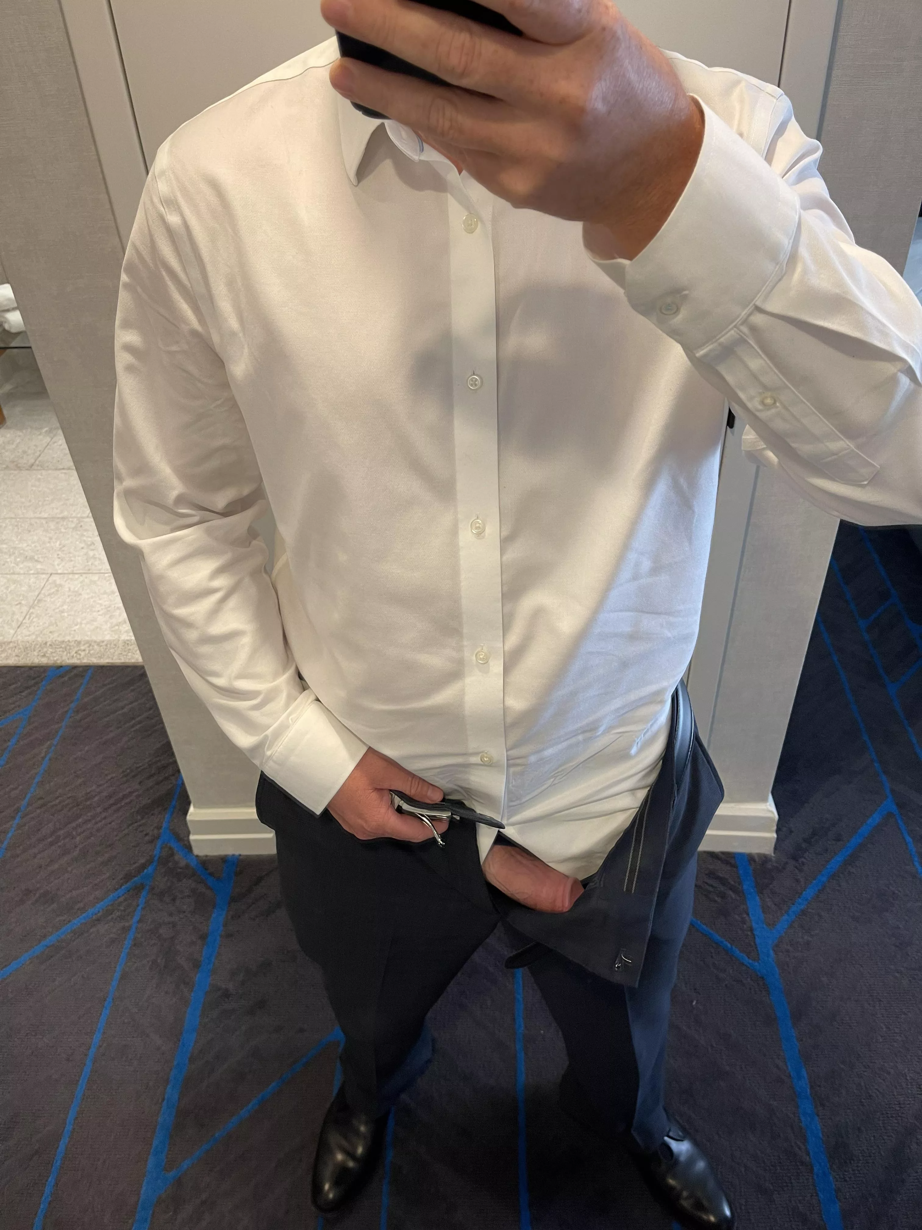 Heading down to the conference floor