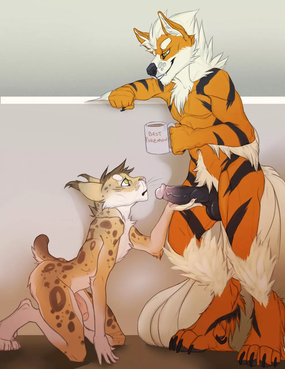 Helping out with the morning wood (TwistedHound)