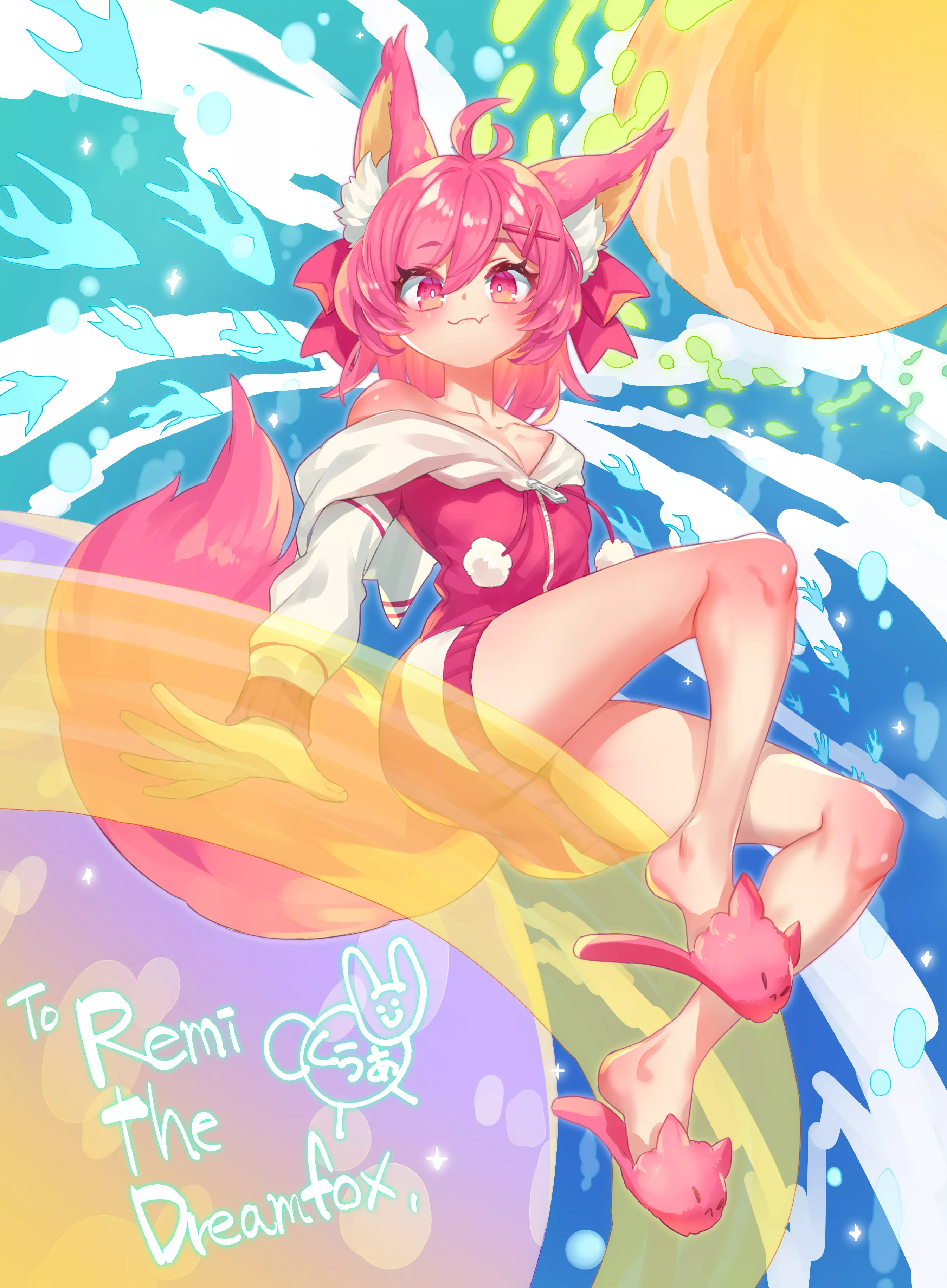 Hi everyone!~ I'm Remi the Dreamfox. I hope all of you have a wonderful day :3