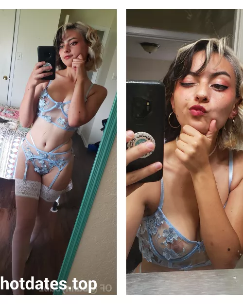 i bte you just wanna peel this lingerie off me, huh?