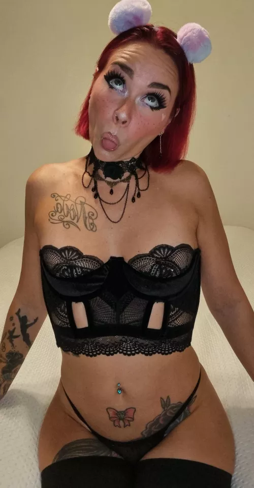 I give you this look. Wyd?😈