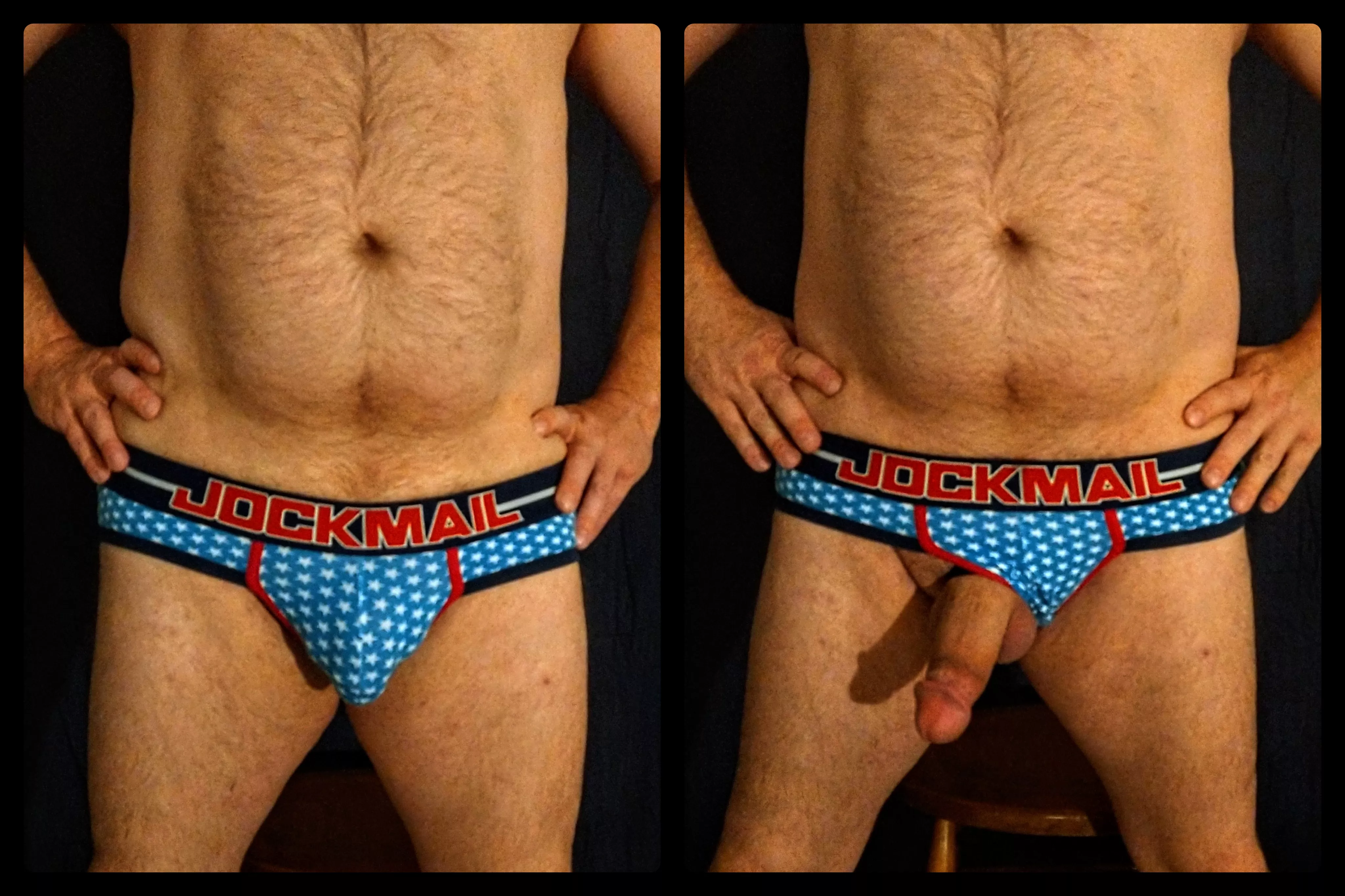 I popped out of my briefs, pop it in your mouth