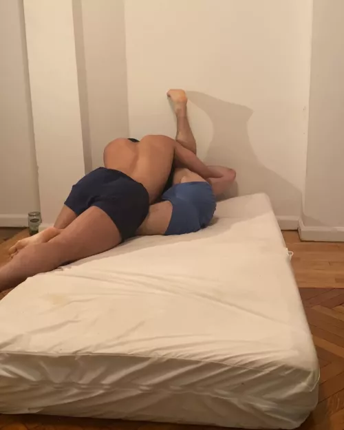 I spread his legs like a bitch before I fuck him