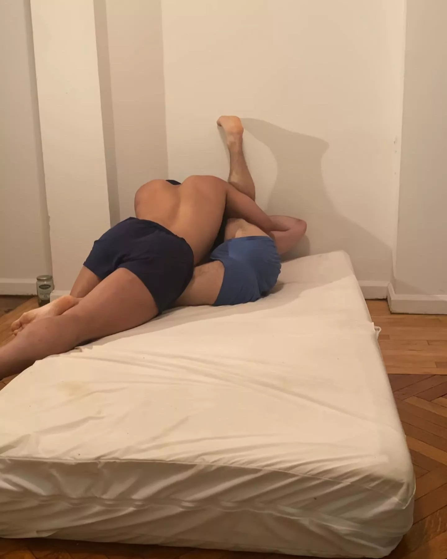 I spread his legs like a bitch before I fuck him