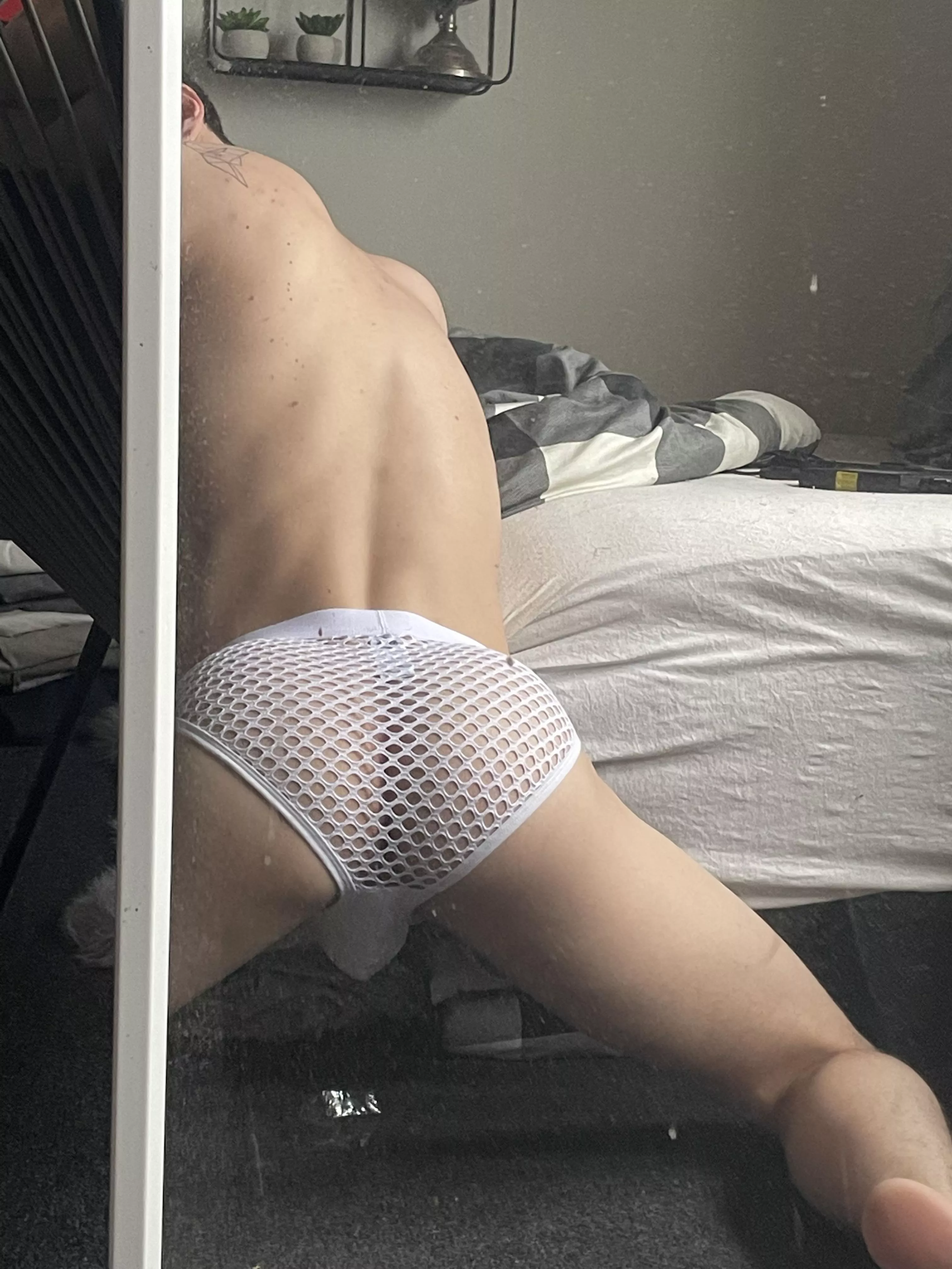 I think you can see through these?