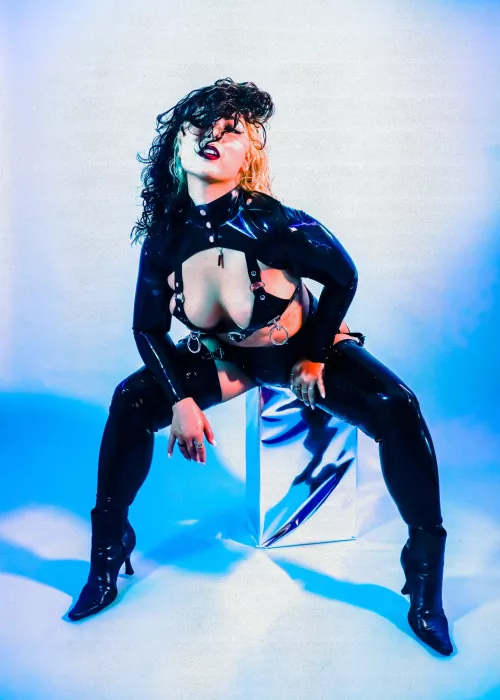 I’m busy making submissives cum eaters one helpless “man” at a time.