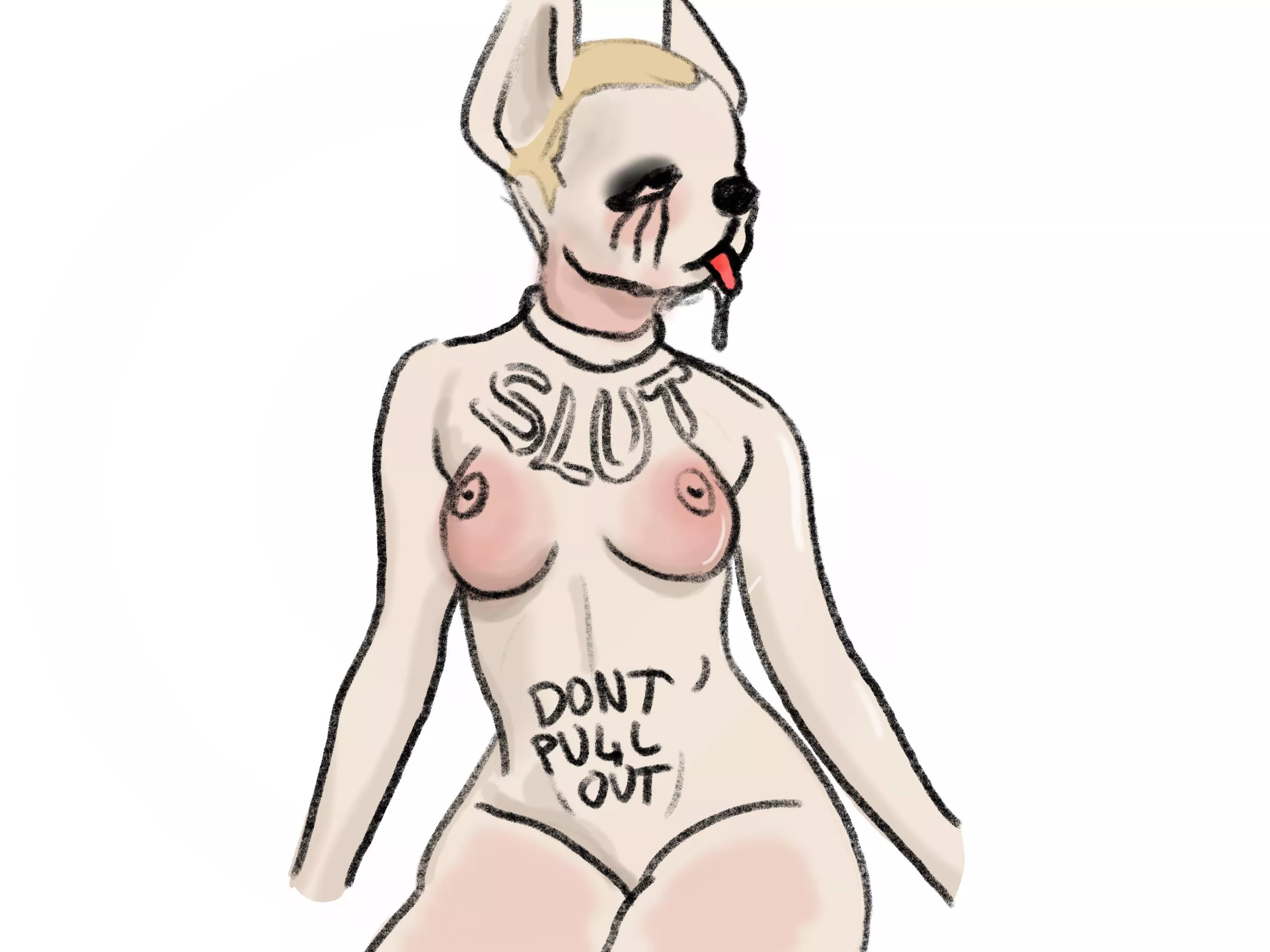 Im trying out erotic drawing/illustration 🥰