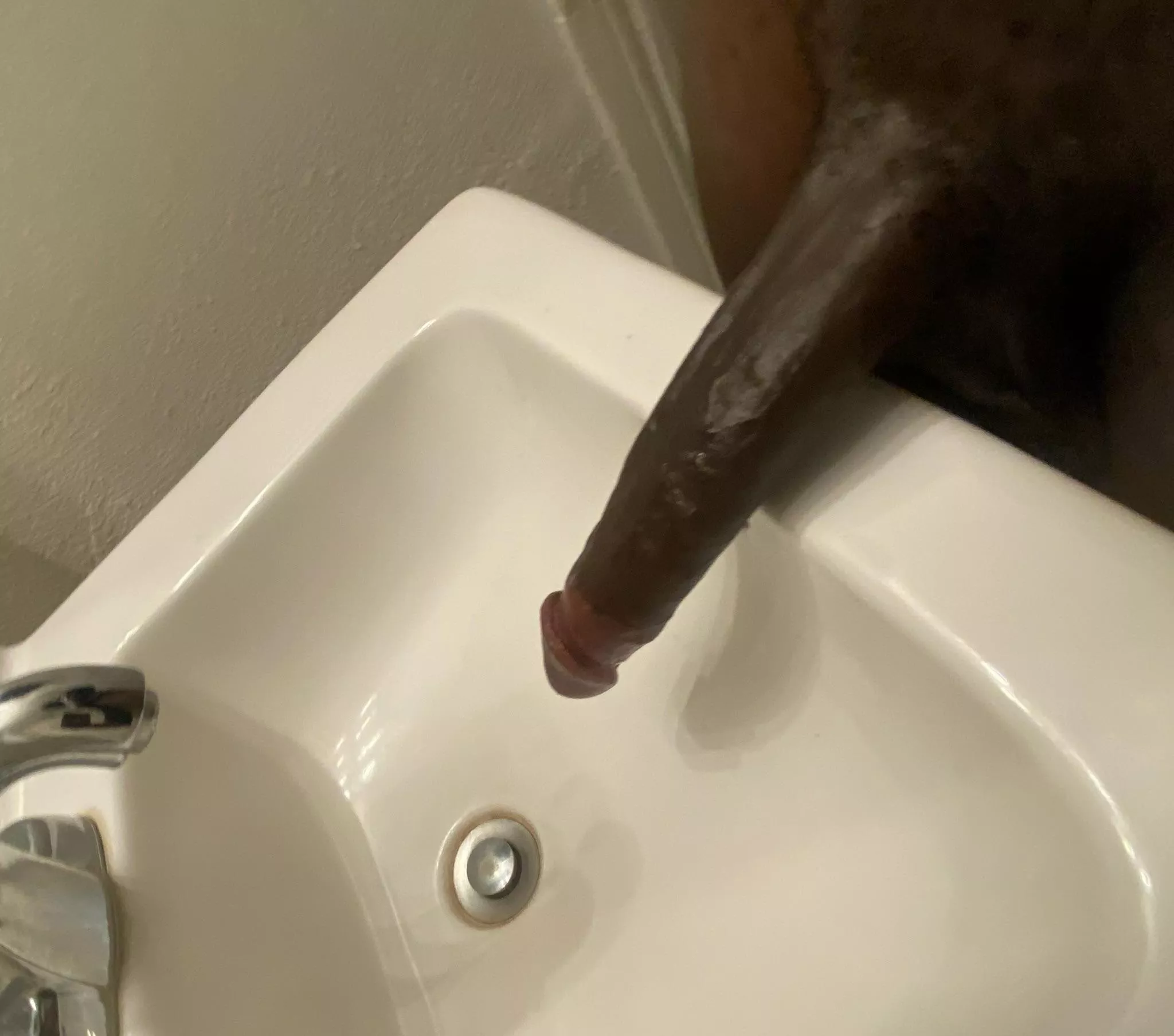 Ima buss in the sink