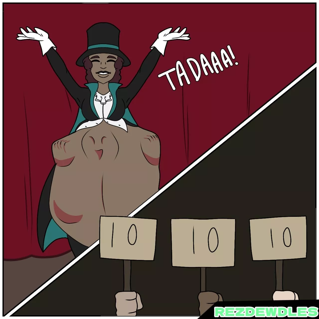 {Image} Voretober Day 25: Performance (Art by RezDewdles)