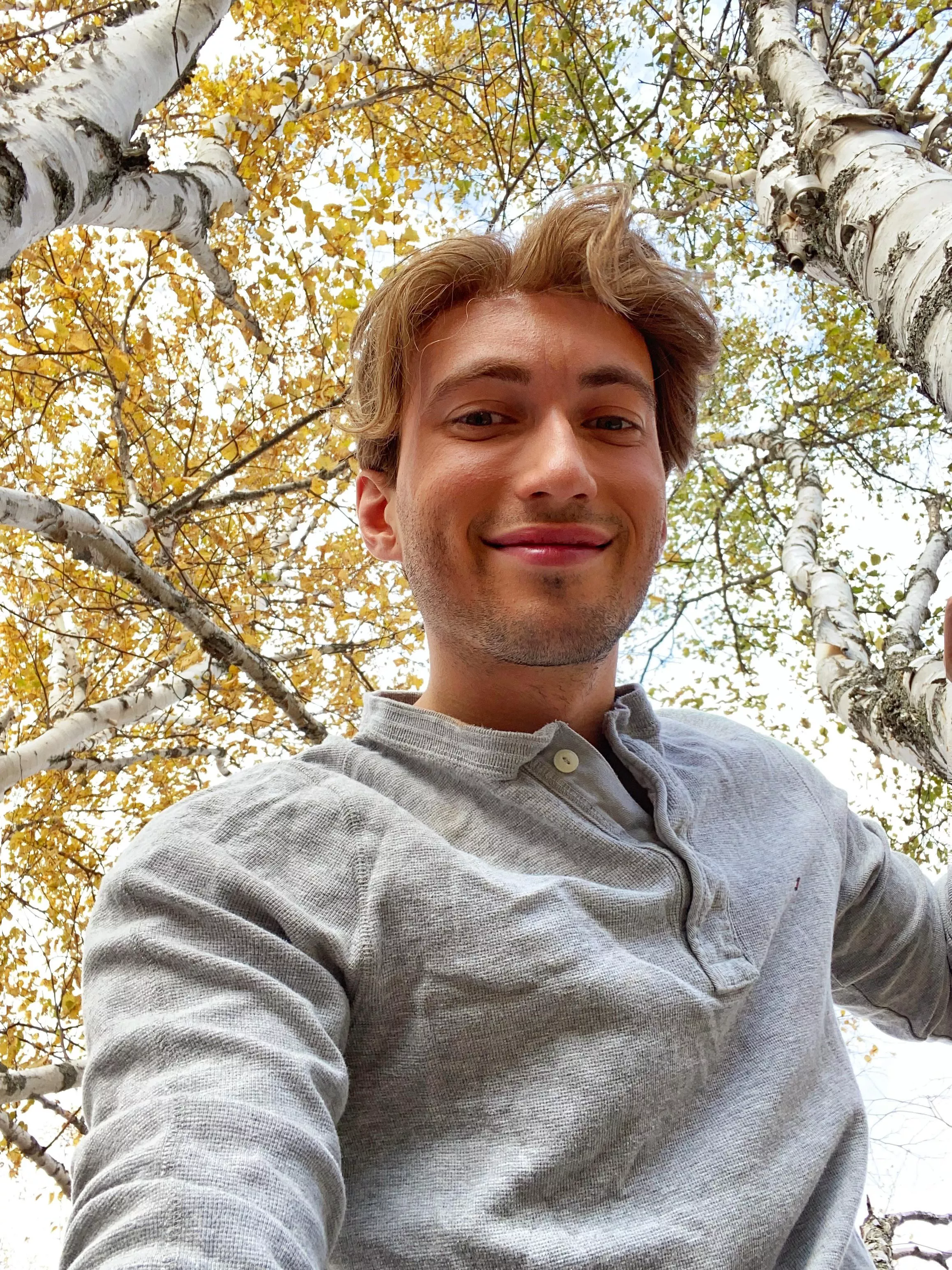 Learning to be a bit more care-free and climbed a tree while running errands