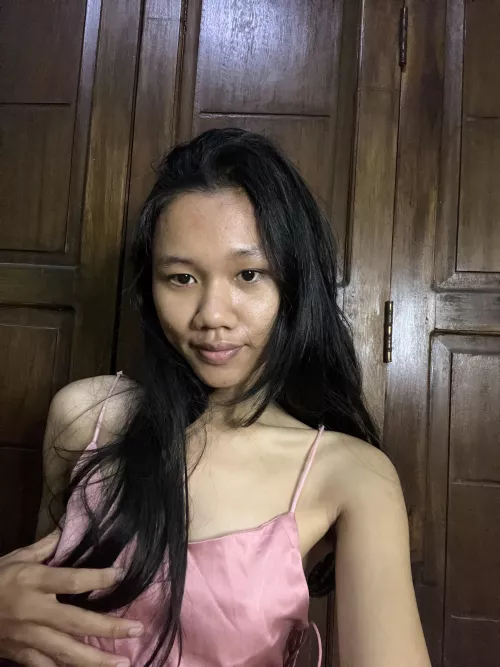 Like my pink lingerie?