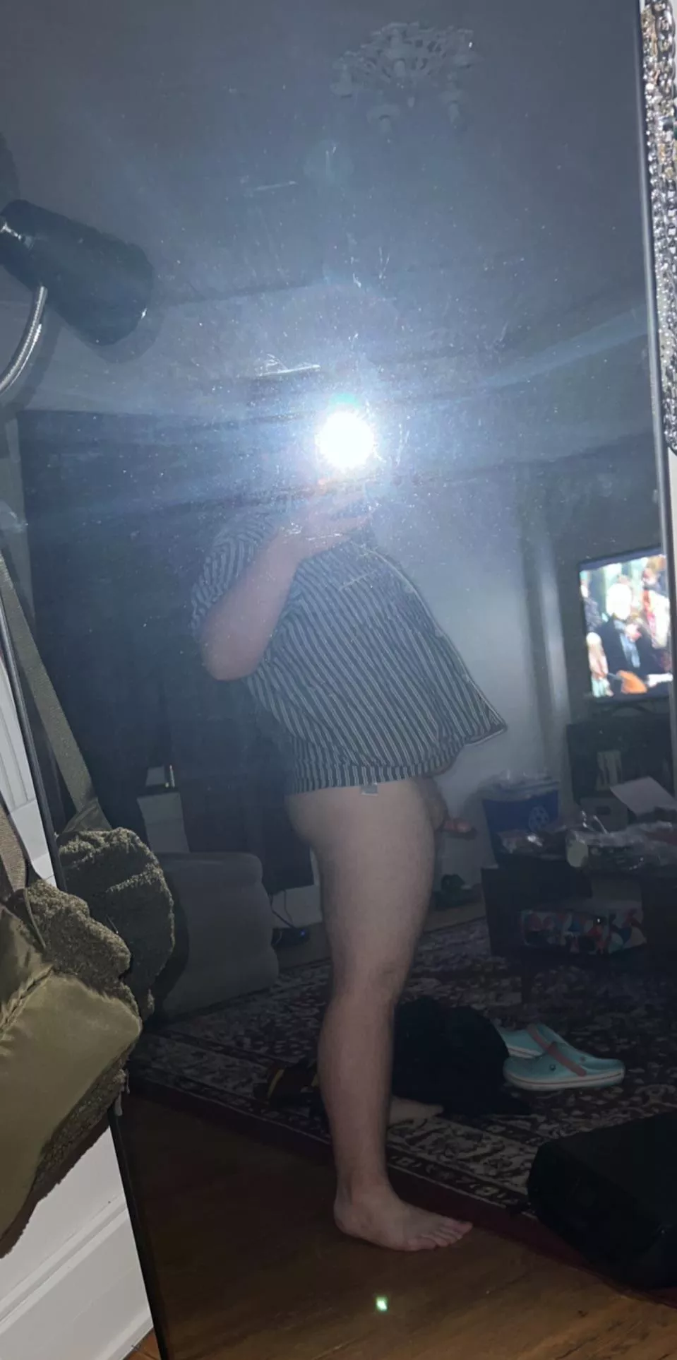 M22, forgot my pajama bottoms 🤷🏻‍♂️