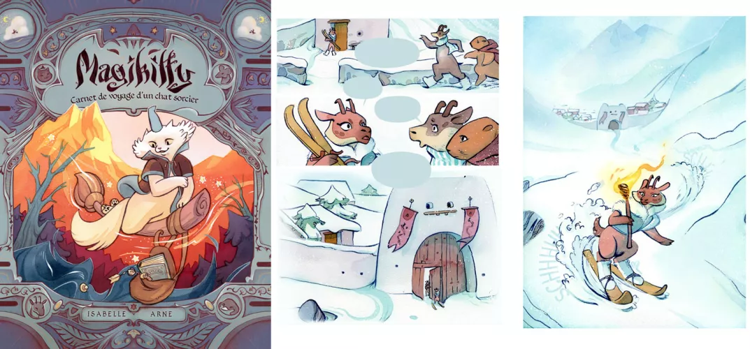 Magikitty, Travel journal of a cat wizard. My first story book!