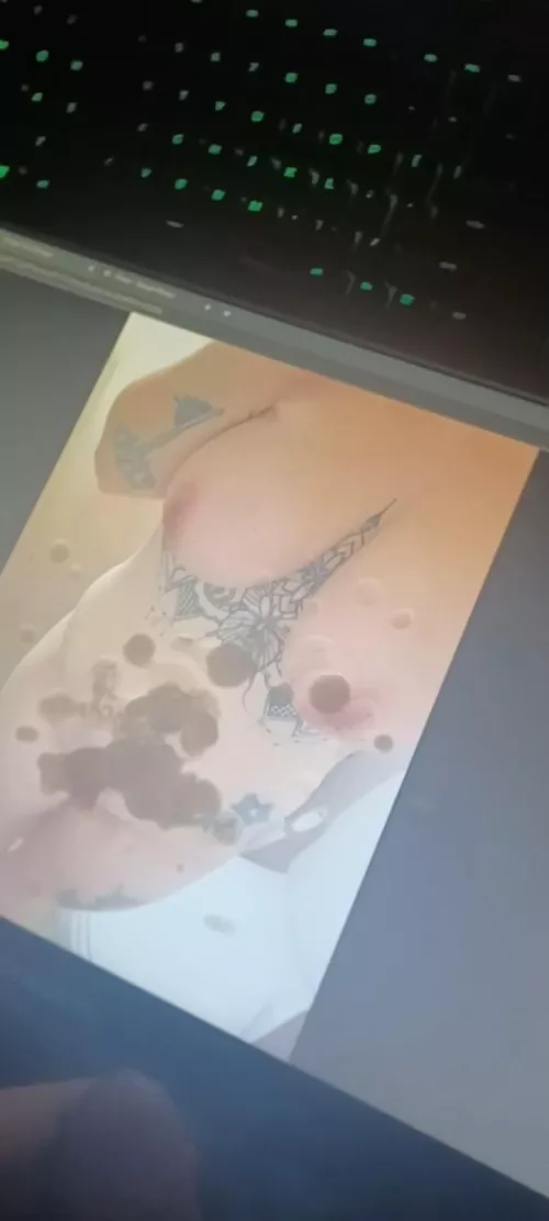 me and my bestfriend double tribute my slutty as girlfriend together!! Our thick heavy loads dumped onto her!!!