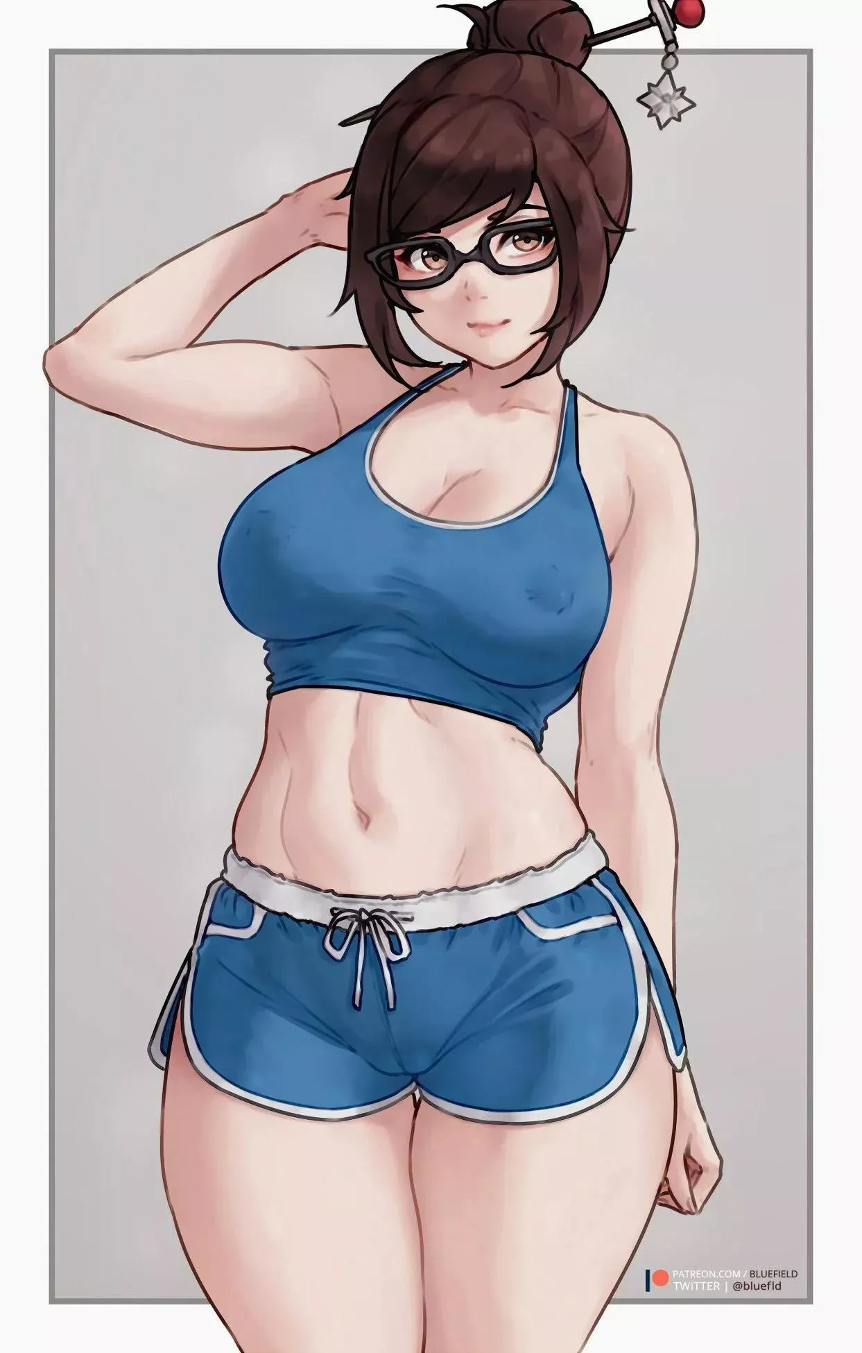Mei Blue Pajamas (Bluefield) [Overwatch]