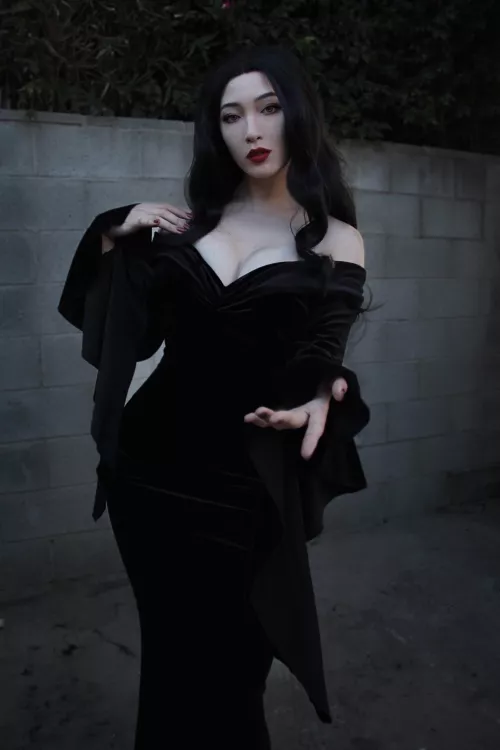 Morticia Addams by caytiecosplay