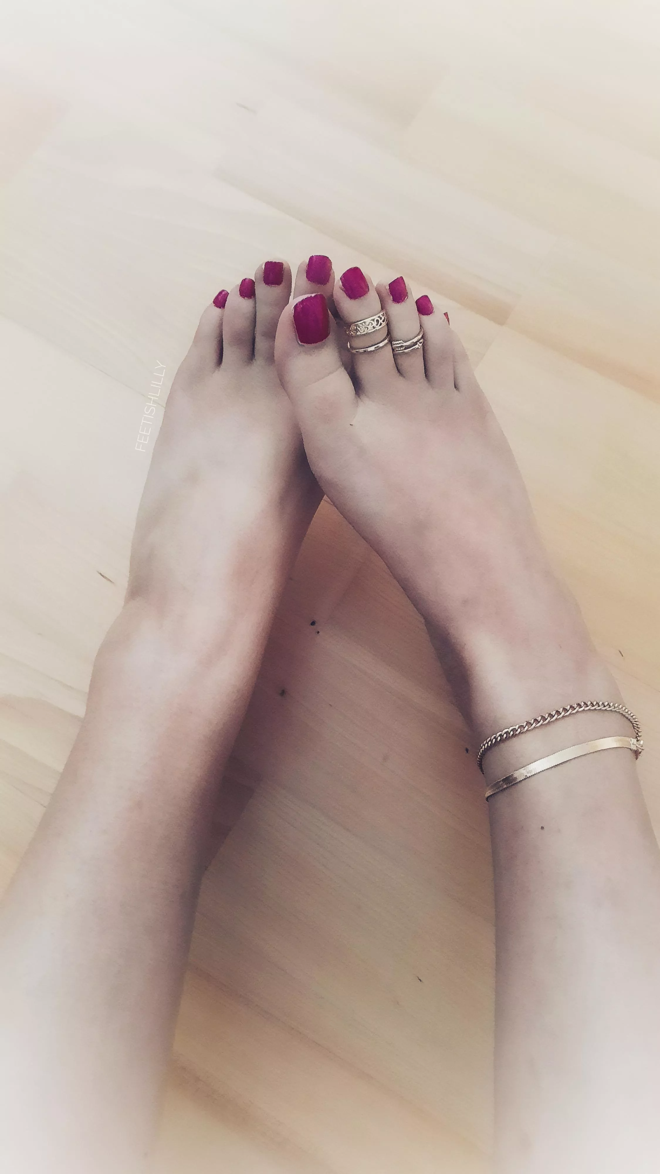 My happy feet with jewelry ❤️‍🔥🦶